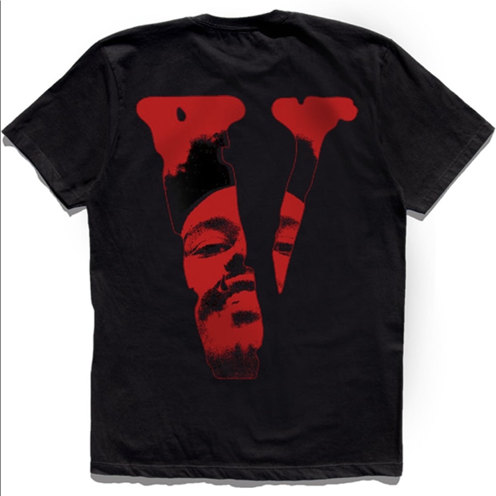 The Weeknd x Vlone After Hours Blood Drip Tee - Picture 2 of 7